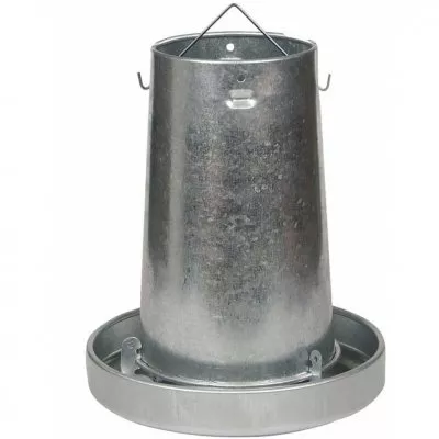 Кормушка бункерная Gaun 10 кг. оцинкованная сталь