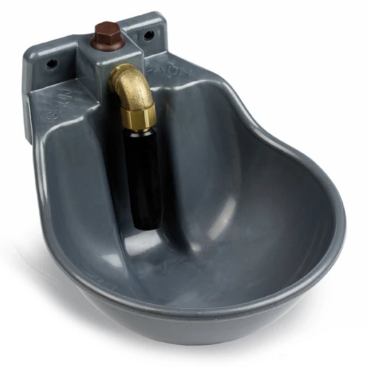 Поилка чашечная Gaun автоматическая для лошадей и КРС пластик