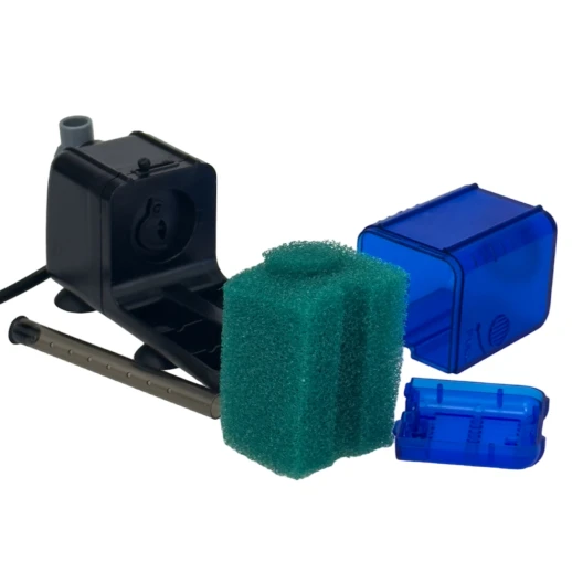 Фильтр внутренний Boyu WF200 для аквариума до 40 л многоступенчатый с аэрацией и регулятором 370 л/час