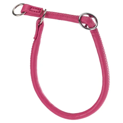 Ошейник-полуудавка Ferplast VOGUE CORD CS10/50 из натуральной кожи,фуксия
