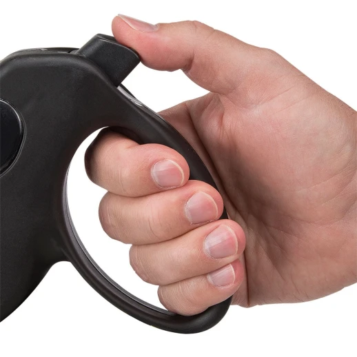 Рулетка Ferplast AMIGO MEDIUM шнур со сменной крышкой корпуса чёрная