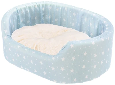 Софа Ferplast DANDY MINI с мехом Звезды на бирюзовом