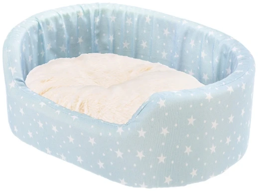 Софа Ferplast DANDY MINI с мехом Звезды на бирюзовом