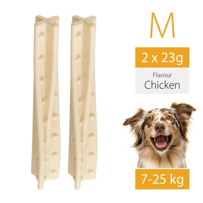 Игрушка-кость для собак Ferplast GoodBite Helix M BAG вкус курицы 23 гр. x2 шт.