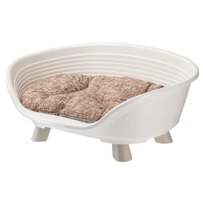 Лежак Ferplast THRONE 4 с подушкой белый