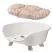 Лежак Ferplast THRONE 4 с подушкой белый