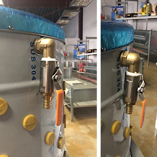 Перосъёмная машина NT-600WF для бройлеров с подачей воды 1,5 кВт