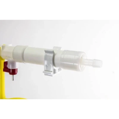 Ниппельная поилка двойная с каплеуловителем НП18 в сборе