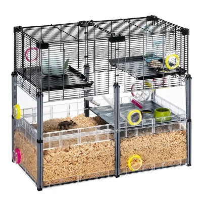 Многоэтажная клетка для хомяков и мышей Ferplast MULTIPLA HAMSTER CRYSTAL с аксессуарами