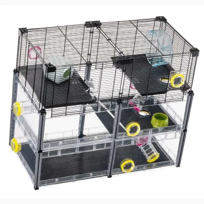 Многоэтажная клетка для хомяков и мышей Ferplast MULTIPLA HAMSTER CRYSTAL с аксессуарами