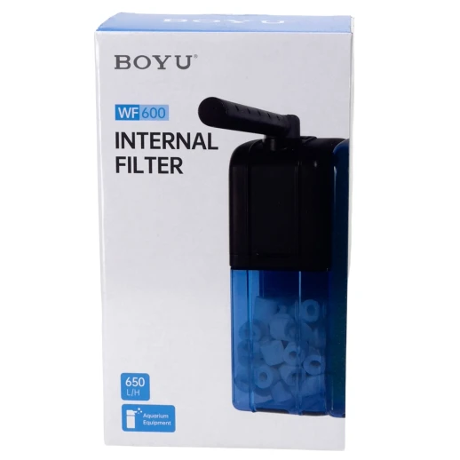 Фильтр внутренний Boyu WF600 для аквариума до 150 л многоступенчатый с аэрацией и регулятором 650 л/час