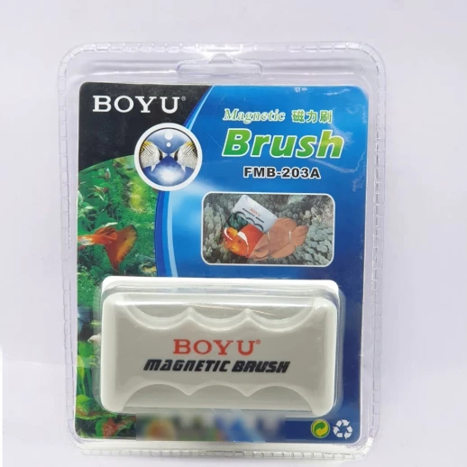 Магнитная щетка Boyu FMB-203A для аквариума с толщиной стекла до 8 мм