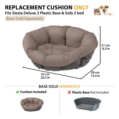 Запасная подушка для лежака Ferplast SOFA 2 вариант 1 Серый