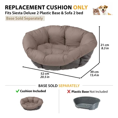 Запасная подушка для лежака Ferplast SOFA 2 вариант 1 Серый