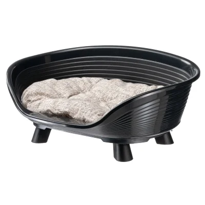 Лежак Ferplast THRONE 4 с подушкой,черный