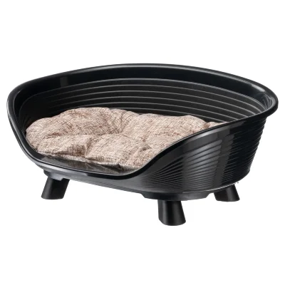 Лежак Ferplast THRONE 4 с подушкой,черный