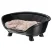 Лежак Ferplast THRONE 4 с подушкой,черный