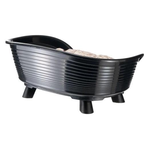 Лежак Ferplast THRONE 4 с подушкой,черный