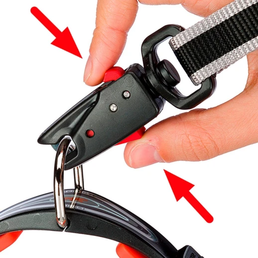 Поводок Ferplast SPORT DOG MATIC G25/120 голубой