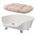 Лежак Ferplast THRONE 6 с подушкой белый