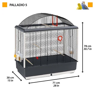Клетка для птиц Ferplast PALLADIO 5 черная