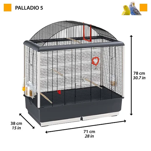 PALLADIO 5 — размеры 71 × 38 × 78 см. Цвета аксессуаров могут отличаться.