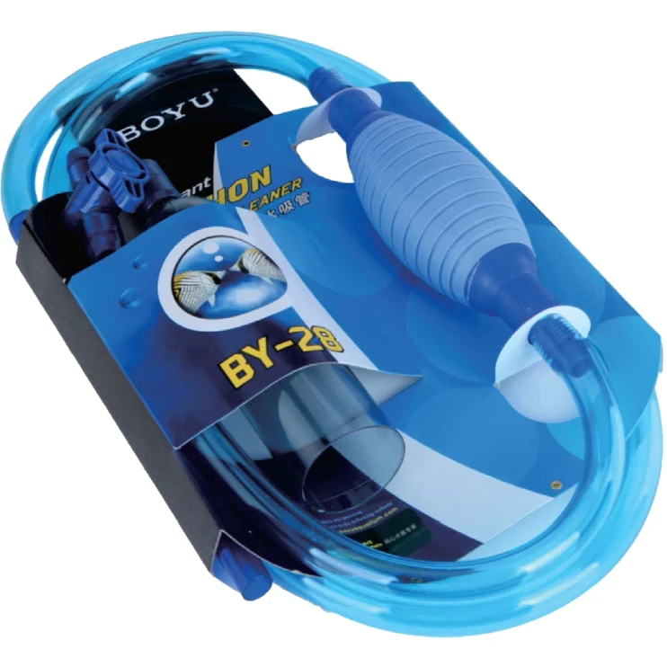 Сифон для аквариума Boyu BY-28 с насадкой и грушей, O50 мм