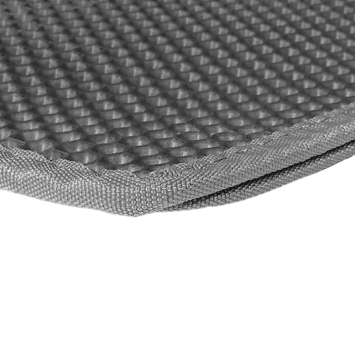Двухслойный коврик под лоток 45х60 см для кошачьего туалета серый