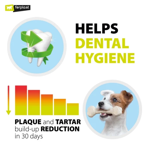 Игрушка-кость для собак Ferplast GoodBite Helix S BAG вкус говядины 16 гр. x2 шт.