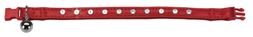 Ошейник для кошек Ferplast JOY C12/31 GAT с колокольчиком с украшениями красный