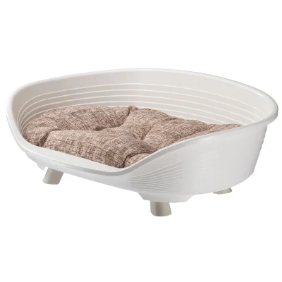 Лежак Ferplast THRONE 8 с подушкой белый