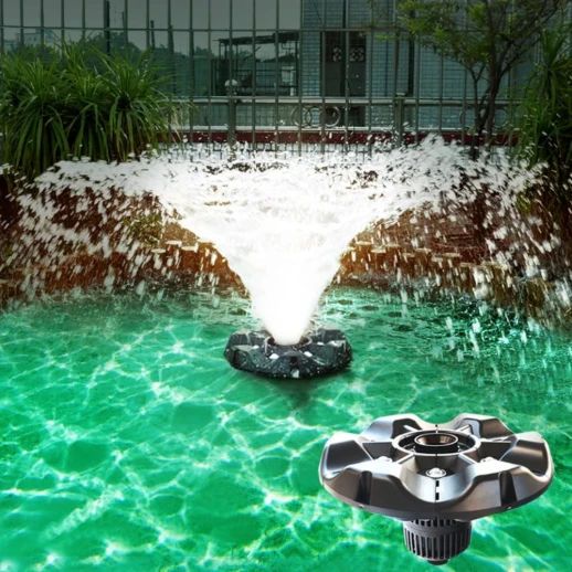 Фонтан-аэратор плавающий Boyu PY-10000LED, с подсветкой