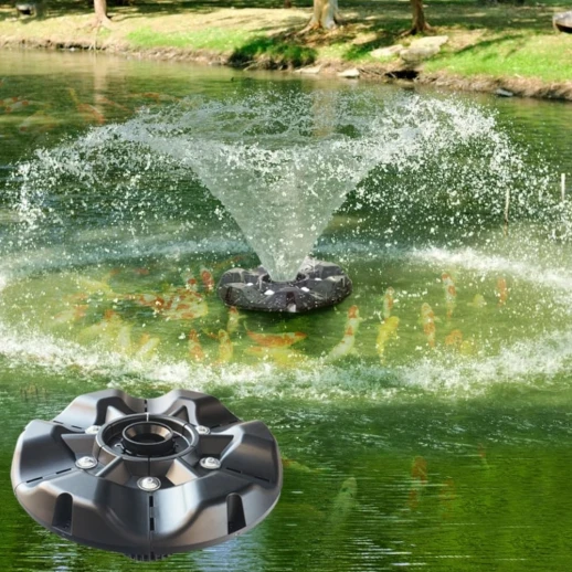 Фонтан-аэратор плавающий Boyu PY-10000LED, с подсветкой