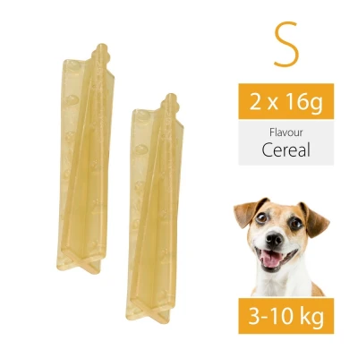Игрушка-кость для собак Ferplast GoodBite Helix S BAG вкус злаков 16 гр. x2 шт.