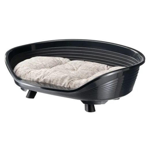 Лежак Ferplast THRONE 8 с подушкой черный
