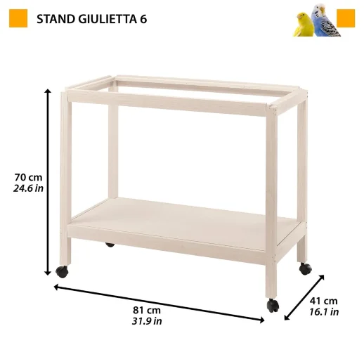 STAND GIULIETTA 6: схема размеров 81 × 41 × 70 см