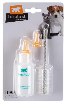 Бутылка Ferplast PA 5502 с соской и ершиком маленькая