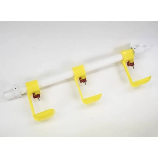 Ниппельная поилка НП16 3 шт. в сборе комплект для самостоятельной сборки