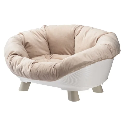 Софа Ferplast THRONE 4 белая лежак + запасная подушка
