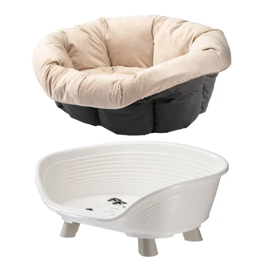 Софа Ferplast THRONE 4 белая лежак + запасная подушка