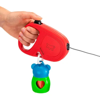 Рулетка Ferplast FLIPPYONE L красная,шнур 5м 35кг