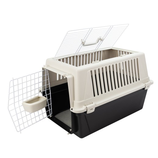 Переноска Ferplast ATLAS 30 OPEN с ковриком и поилкой для кошек и собак