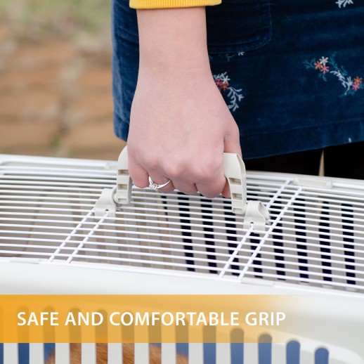 Переноска Ferplast ATLAS 30 OPEN с ковриком и поилкой для кошек и собак