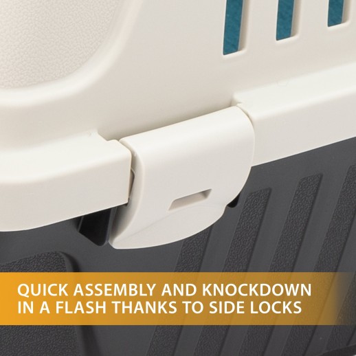 Переноска Ferplast ATLAS 30 OPEN с ковриком и поилкой для кошек и собак