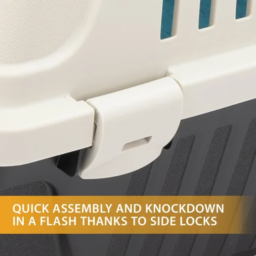 Переноска Ferplast ATLAS 30 OPEN с ковриком и поилкой для кошек и собак