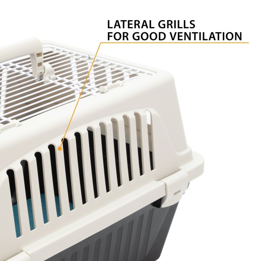 Переноска Ferplast ATLAS 30 OPEN с ковриком и поилкой для кошек и собак