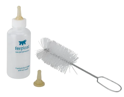Бутылка Ferplast PA 5504 с соской и ершиком средняя
