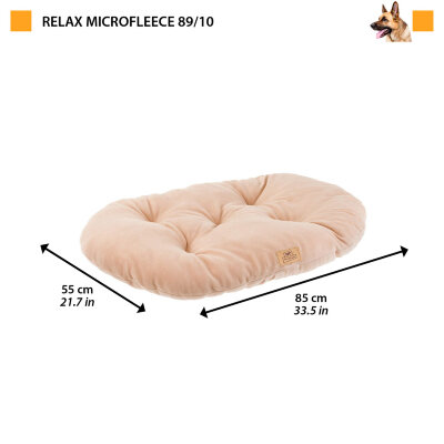 Подушка Ferplast RELAX 89/10 Microfleece темно-зеленая