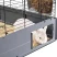 Двухэтажная модульная клетка для кроликов и морских свинок Ferplast MULTIPLA DOUBLE