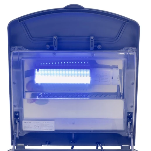 Аквариум Boyu Mini MT-408A, 32 л, с фильтром, 1 LED лампа, серый